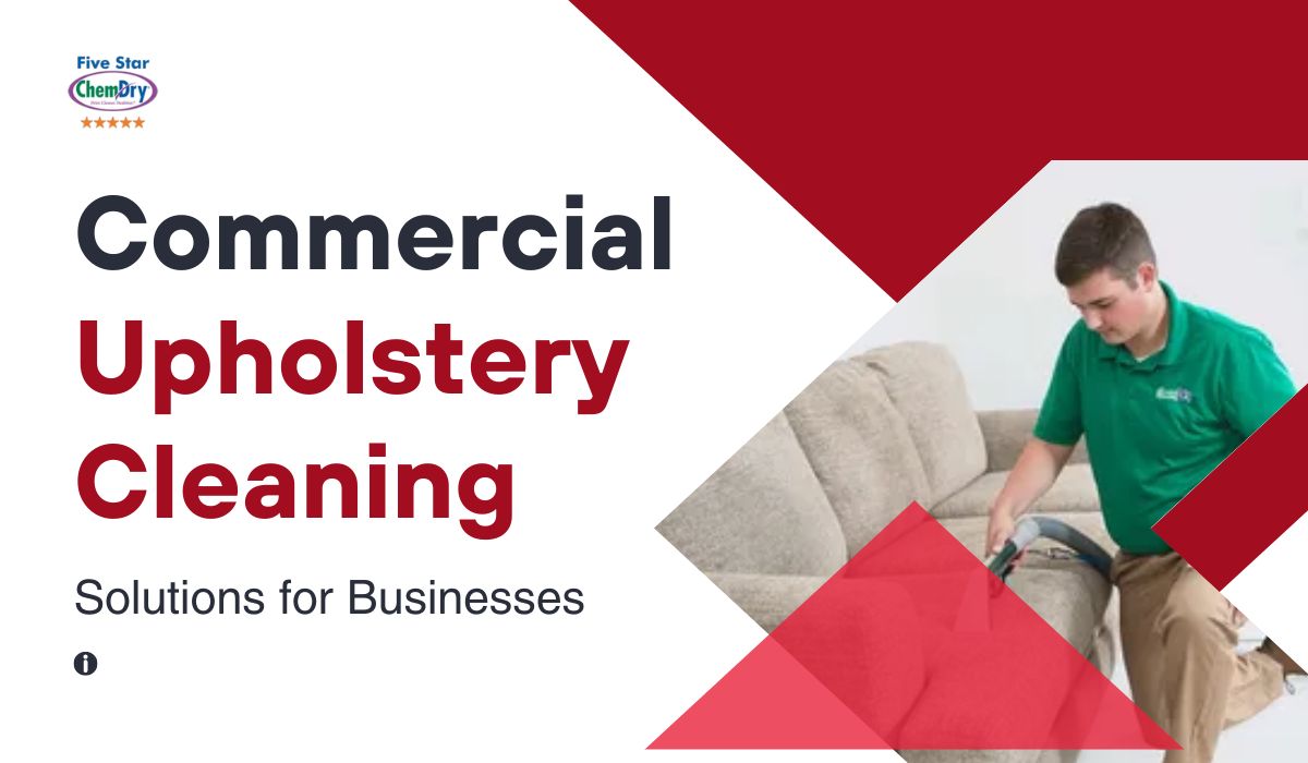 Commercial Upholstery Cleaning: Solutions for Businesses